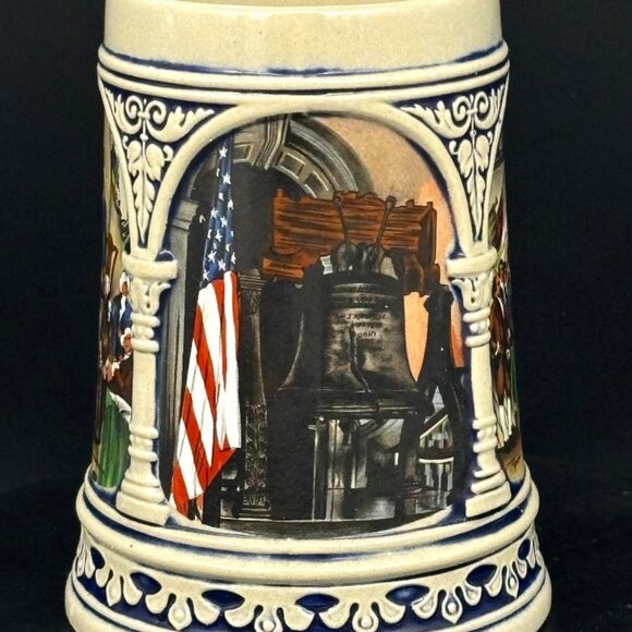 Vintage Gerz W Germany Declaration of Independence Stoneware Beer Stein Mug - Picture 7 of 9